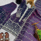 Fendy Silk Embroidered Kurti Sharara Set
