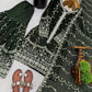 Fendy Silk Embroidered Kurti Sharara Set