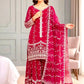 Fendy Silk Embroidered Kurti Sharara Set