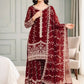 Fendy Silk Embroidered Kurti Sharara Set