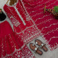 Fendy Silk Embroidered Kurti Sharara Set