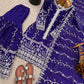 Fendy Silk Embroidered Kurti Sharara Set