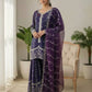 Fendy Silk Embroidered Kurti Sharara Set