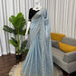 Fendy Silk Saree with Velvet Blouse