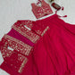 Festival Special Chinon Crop Top Lehenga with Jacket for Wedding and Party Wear