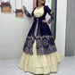 Festival Special Simar Cosmos Indo-Western Lehenga Set with Embroidered Shrug – Party & Wedding Wear