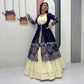 Festival Special Simar Cosmos Indo-Western Lehenga Set with Embroidered Shrug – Party & Wedding Wear