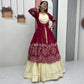 Festival Special Simar Cosmos Indo-Western Lehenga Set with Embroidered Shrug – Party & Wedding Wear