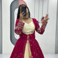 Festival Special Simar Cosmos Indo-Western Lehenga Set with Embroidered Shrug – Party & Wedding Wear
