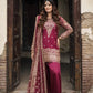 Festive Embroidered Crepe Farshi Suit Set for Wedding and Celebration Wear