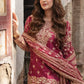 Festive Embroidered Crepe Farshi Suit Set for Wedding and Celebration Wear