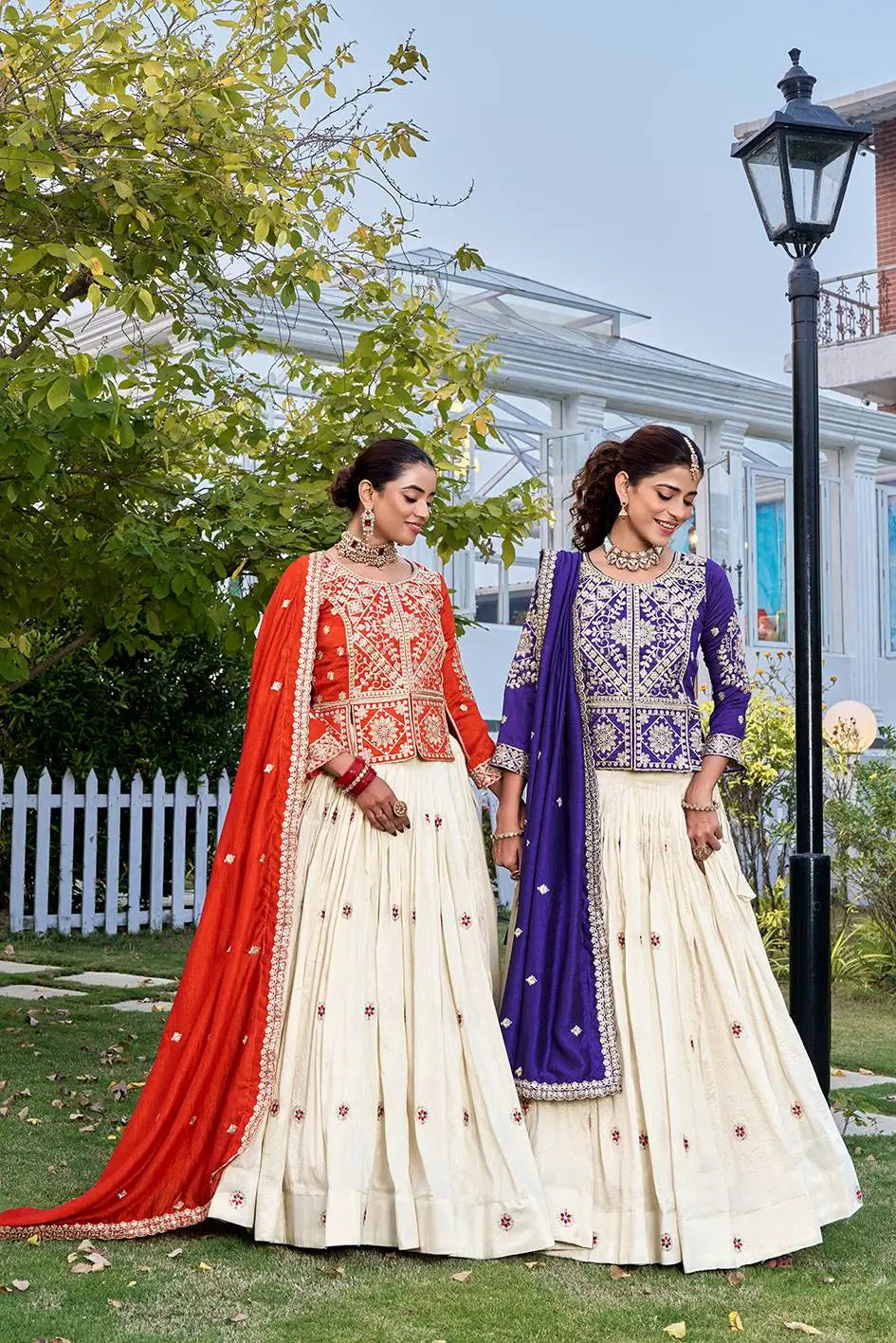 Festive Embroidered Lehenga Set for Wedding and Celebration Wear