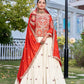 Festive Embroidered Lehenga Set for Wedding and Celebration Wear