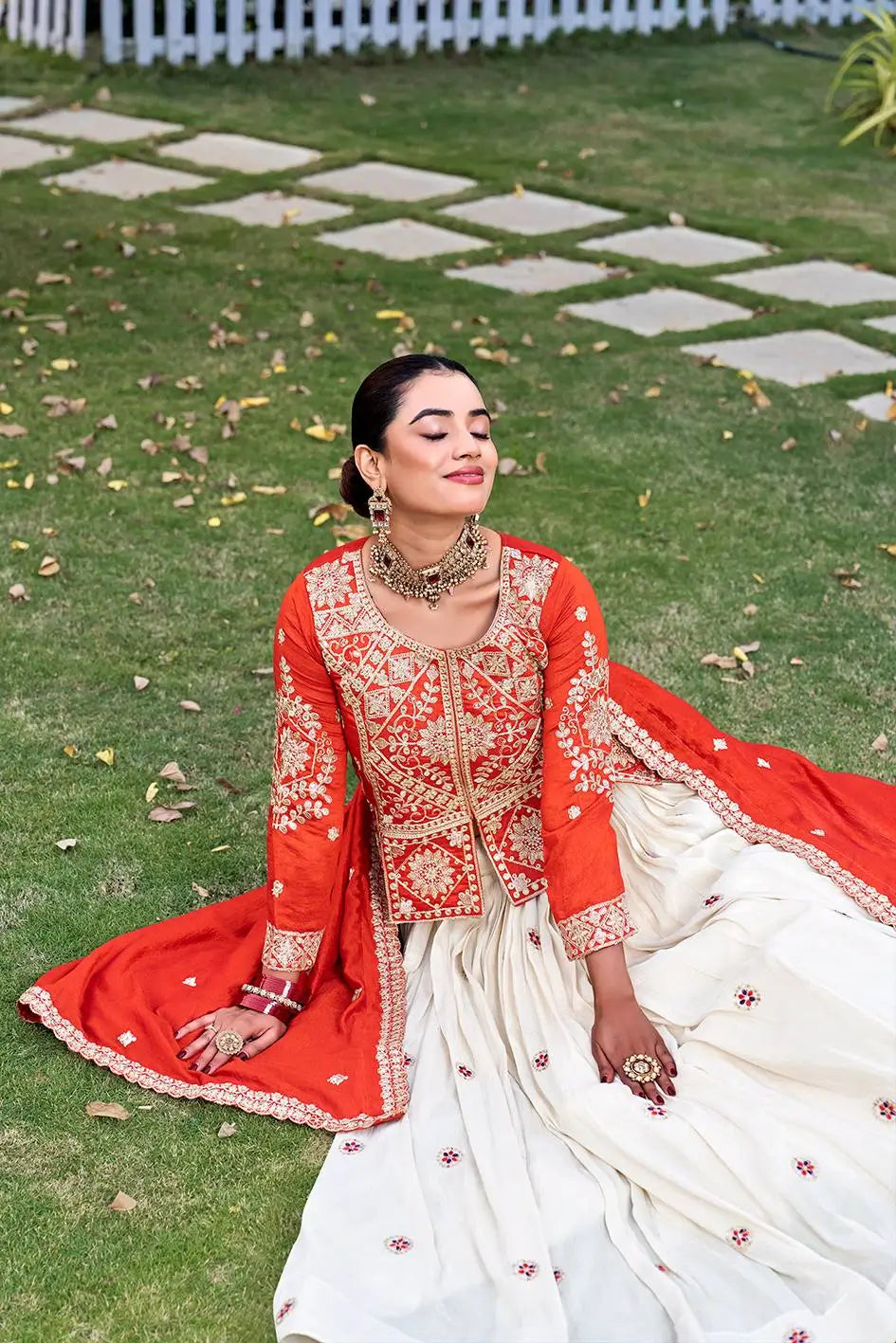 Festive Embroidered Lehenga Set for Wedding and Celebration Wear