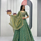 Festive Embroidered Lehenga Set with Dupatta for Wedding and Traditional Functions