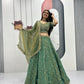 Festive Embroidered Lehenga Set with Dupatta for Wedding and Traditional Functions