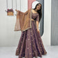 Festive Embroidered Lehenga Set with Dupatta for Wedding and Traditional Functions