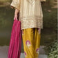 Festive Embroidered Silk Sharara Suit Set