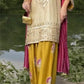 Festive Embroidered Silk Sharara Suit Set