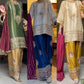 Festive Embroidered Silk Sharara Suit Set