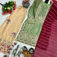 Festive Embroidered Silk Sharara Suit Set