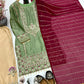 Festive Embroidered Silk Sharara Suit Set