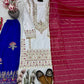 Festive Embroidered Silk Sharara Suit Set
