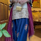 Festive Embroidered Silk Sharara Suit Set