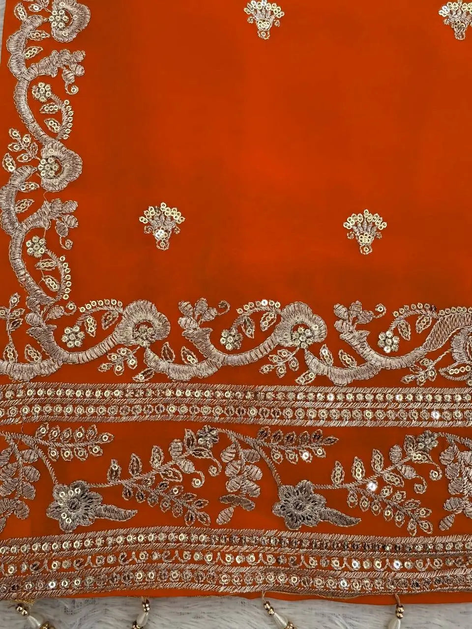 Festive Faux Georgette Plazzo Set for Wedding and Celebration Wear
