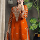 Festive Faux Georgette Plazzo Set for Wedding and Celebration Wear