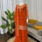 Festive Faux Georgette Plazzo Set for Wedding and Celebration Wear