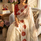 Floral Applique Sequin Saree