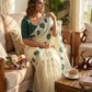 Floral Applique Sequin Saree