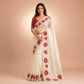 Floral Applique Sequin Saree