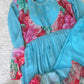 Floral Digital Print Georgette Anarkali Gown Set with Dupatta