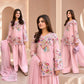Floral Embroidered Crepe Silk Sharara Set