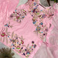 Floral Embroidered Crepe Silk Sharara Set