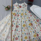 Floral Embroidered Faux Georgette Anarkali Set