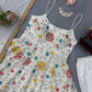 Floral Embroidered Faux Georgette Anarkali Set