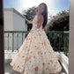 Floral Embroidered Faux Georgette Anarkali Set