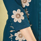 Floral Embroidered Rayon Co-ord