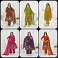 Floral Embroidery Pintuck Anarkali Set