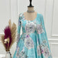 Floral Fox Georgette Anarkali Gown with Dupatta