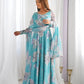 Floral Fox Georgette Anarkali Gown with Dupatta