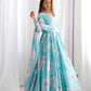 Floral Fox Georgette Anarkali Gown with Dupatta