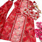 Floral Georgette Koti Sharara Set