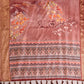 Floral Lichi Silk Saree with Zari Border