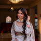 Floral Ombre Print Anarkali Gown