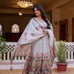 Floral Ombre Print Anarkali Gown