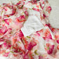 Floral Organza Taby Silk Anarkali Gown Set with Dupatta